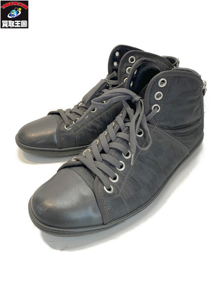 LV ダミエ・グラフィット バックジップハイカットスニーカー 8 ルイヴィトン[値下]