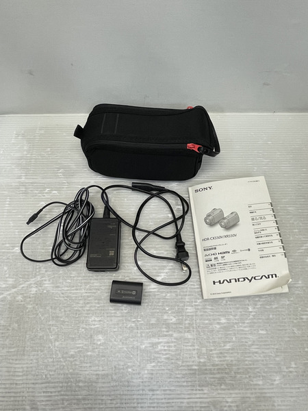 SONY ハンディカム HDR-CX550 ジャンク品 3台 SONY handycam デジタルビデオカメラ HDR-CX550｜商品番号