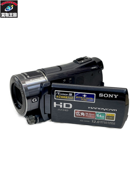 SONY handycam デジタルビデオカメラ HDR-CX550｜商品番号