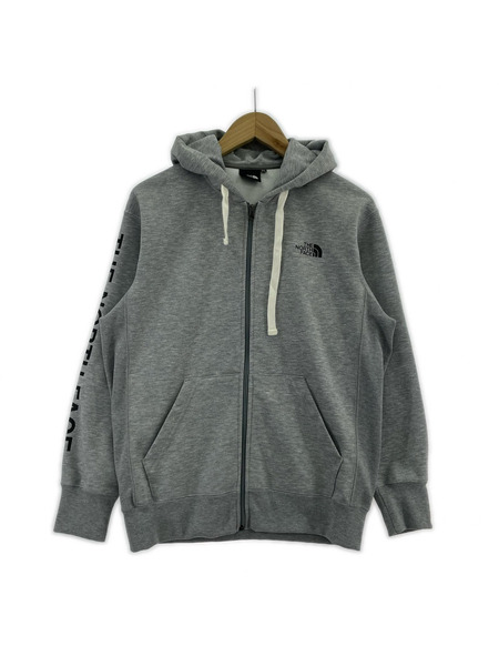 THE NORTH FACE パーカー(ジップアップ) グレー WL NT62001X