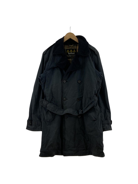 Barbour 00s/3ワラント/オイルドトレンチコート M[値下]