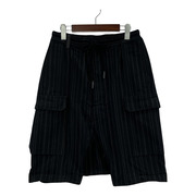 ISAMUKATAYAMA BACKLASH ショートパンツ ストライプサルエルショーツ BLK M