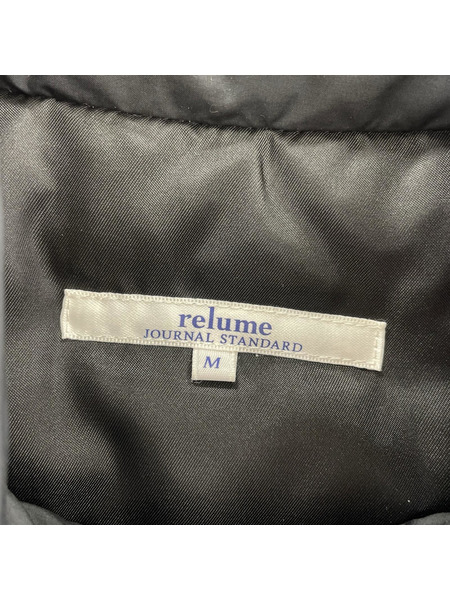 JOURNAL STANDARD relume ダウンジャケット ショート丈ダウンジャケット M BLK