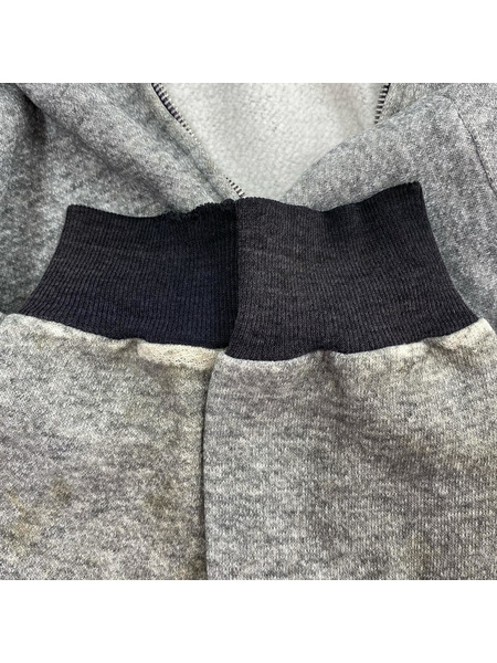 NIKE パーカー(ジップアップ) 70s ゴツナイキ 染ミ込ミ ツートン ジップパーカー