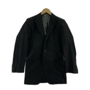 JIL SANDER ピークドラペル1Bジャケット 44 グレー