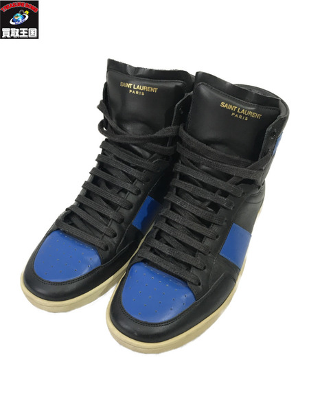 SAINT LAURENT　15AW　エディ期　レザーハイカットスニーカー (41)