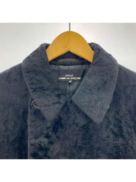 tricot COMME des GARCONS ジャケット 1991/90s/起毛/ダブル/黒