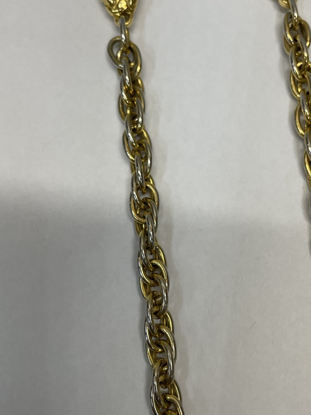 CHANEL VINTAGE ココマークコインモチーフ チェーンネックレス ゴールド 全長88cm