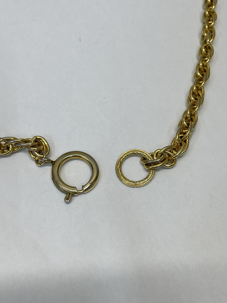 CHANEL VINTAGE ココマークコインモチーフ チェーンネックレス ゴールド 全長88cm