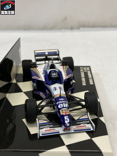 1/43スケールカー ミニチャンプス 1/43 ウイリアムズ ルノー FW18 D.ヒル