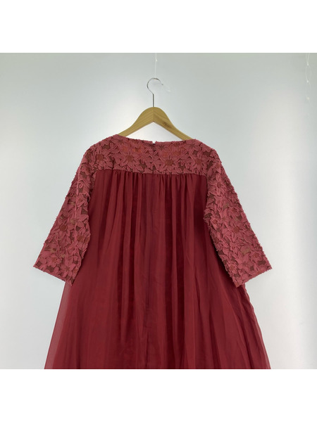 ADIEU TRISTESSE 長袖ワンピース RED[値下]