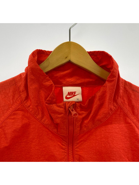 STUSSY ジャケット ×NIKE garment dyed windrunner 赤 (XL)[値下]
