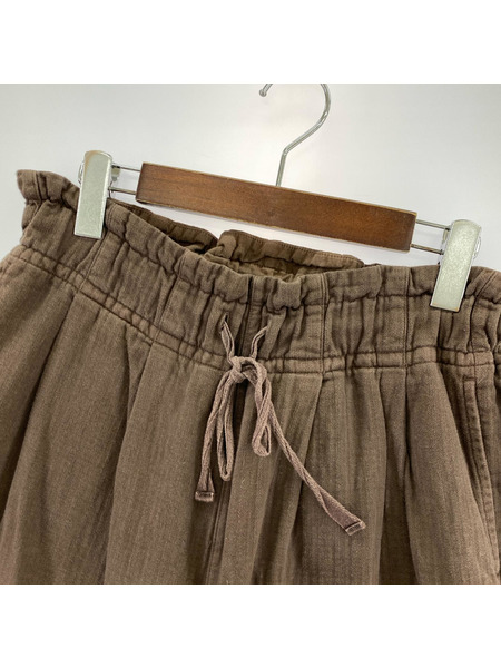 Plantation パンツ ワイドパンツ BRN[値下]