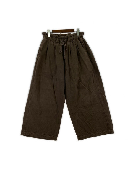 Plantation パンツ ワイドパンツ BRN[値下]