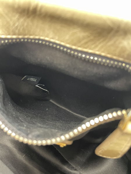 Miu Miu マテラッセ レザーハンドバッグ ベージュ