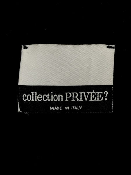 collection PRIVEE? アシンメトリーカットオフジャケット 黒[値下]