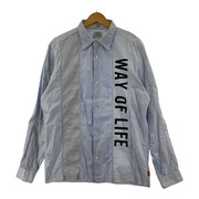 COMME des GARCONS SHIRT 92AW フランス製 L/Sストライプシャツ M