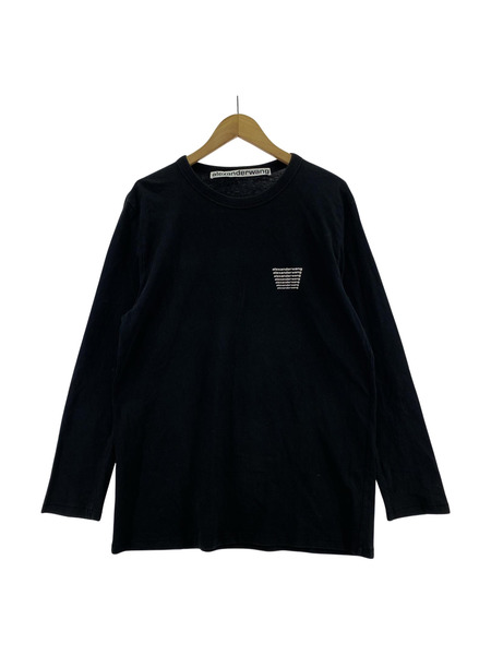 Alexander Wang ロゴプリント LSカットソー 黒[値下]