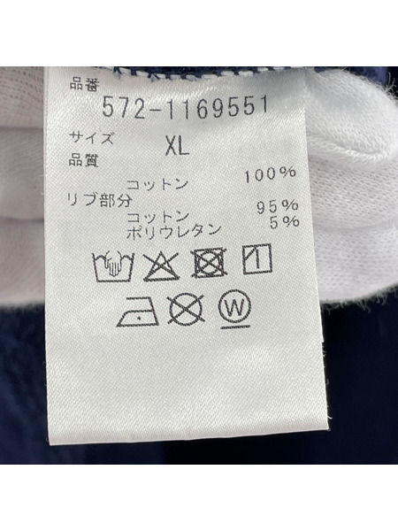 SOPHNET. スウェット・トレーナー ×SUNSPEL パッチ スウェット 紺 (XL)