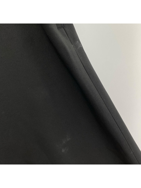 Ujoh ロングスカート アシンメトリー 黒 (2)