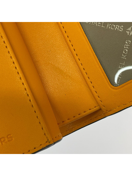 MICHAEL KORS コンパクトウォレット 総柄 オレンジ