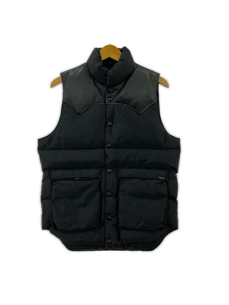Rocky Mountain FeatherBed×BEAMS×PORTER レザーヨークダウンベスト 36