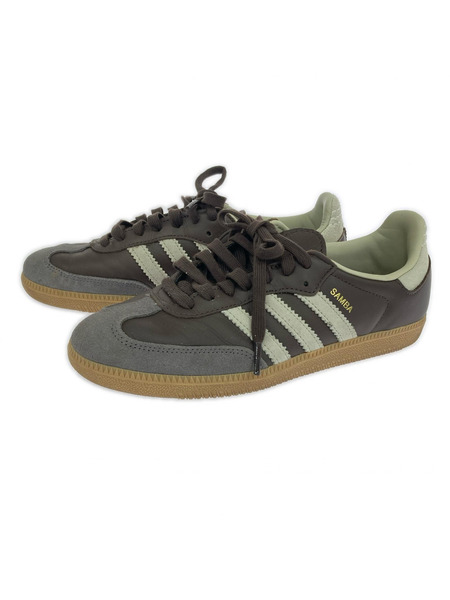 adidas スニーカー Samba OG 茶 24.5cm