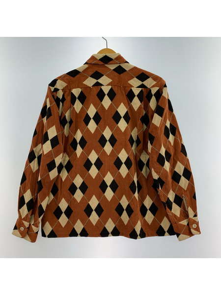 長袖シャツ STYLE EYES アーガイル S