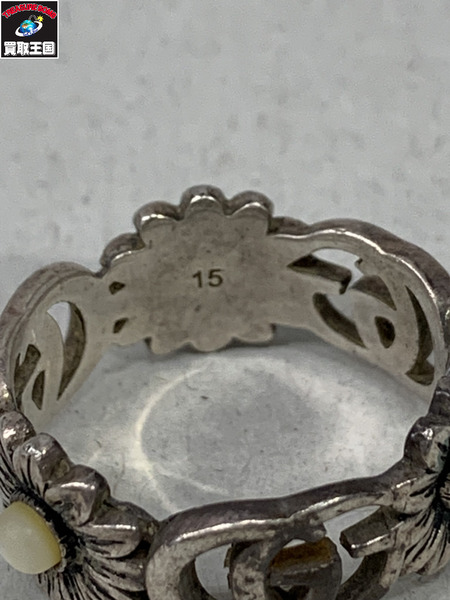 ジュエリー GUCCI ダブルG フラワー リング