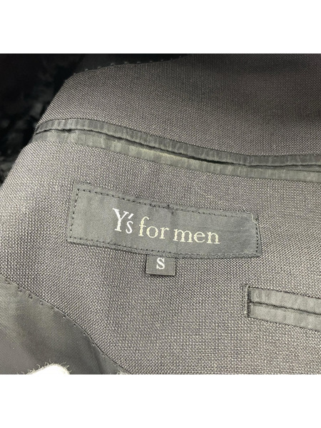 Y's テーラードジャケット・ブレザー FOR MEN/90s/セットアップ/黒