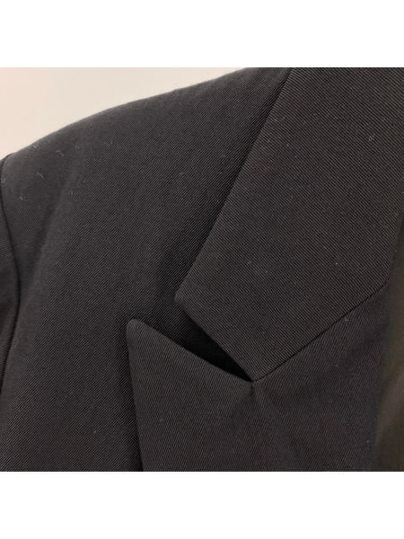 Y's テーラードジャケット・ブレザー YE-JO2-121 ウールギャバロング ジャケット 黒
