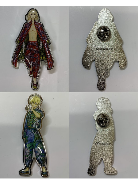 東リベ 新体験展 最後の世界線 描き下ろしピンズセット 開封品 東京リベンジャーズ タケミチ マイキー ドラケン[値下]