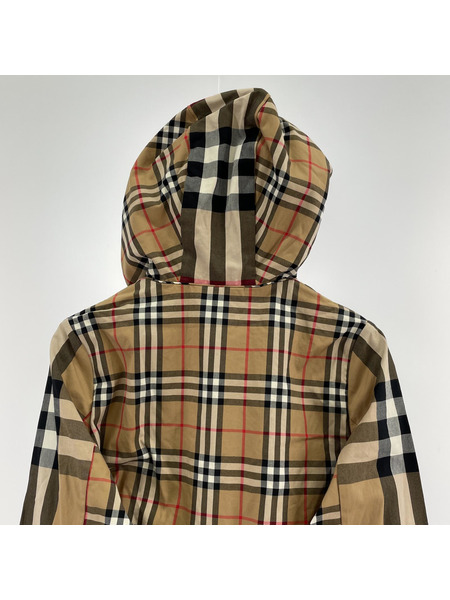 BURBERRY ジャケット チェックコットンフードジャケット