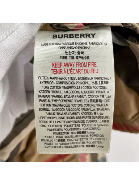 BURBERRY ジャケット チェックコットンフードジャケット