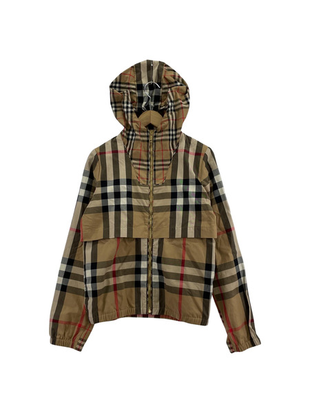 BURBERRY ジャケット チェックコットンフードジャケット