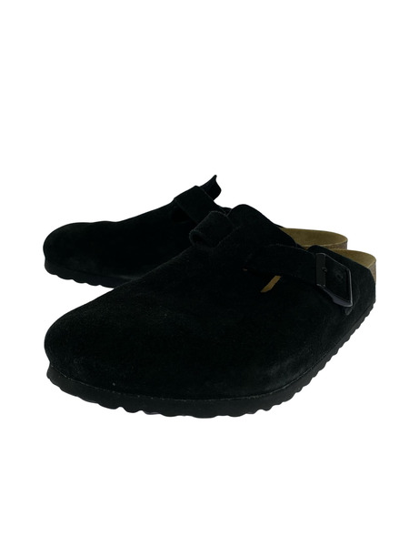 BIRKENSTOCK Boston ボストン スエードサンダル 44 黒