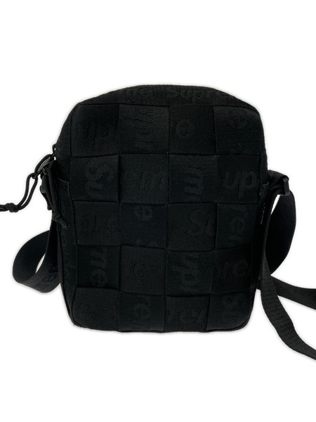 Supreme ショルダーバッグ 24ss Woven Shoulder Bag/ブラック｜商品