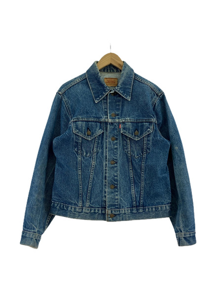 Levi's デニムジャケット 70505 ボタン裏1 均等V スモールe