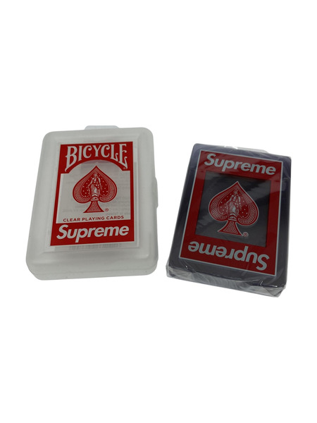 Supreme ソノ他 20AW Bicycle Clear Playing Cards