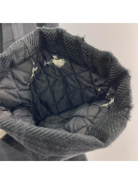 COMME des GARCONS ジャケット HOMME チェック柄ステンカラーコート