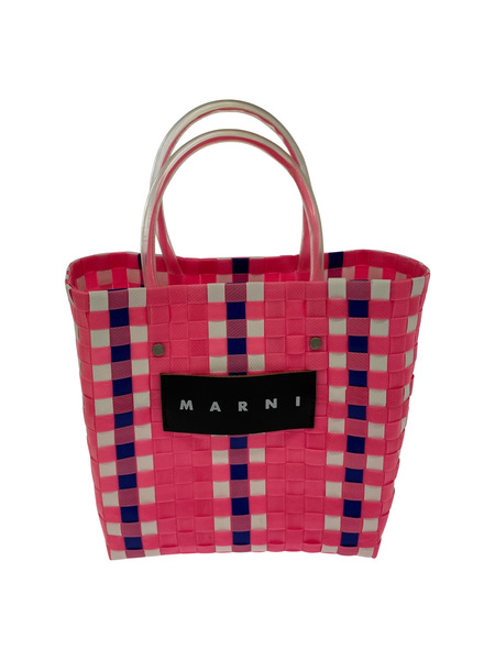 MARNI ハンドバッグ カゴバック ピンク