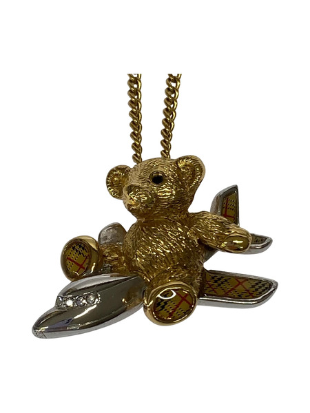 BURBERRY ネックレス・ペンダント ベアモチーフネックレス ゴールド[値下]