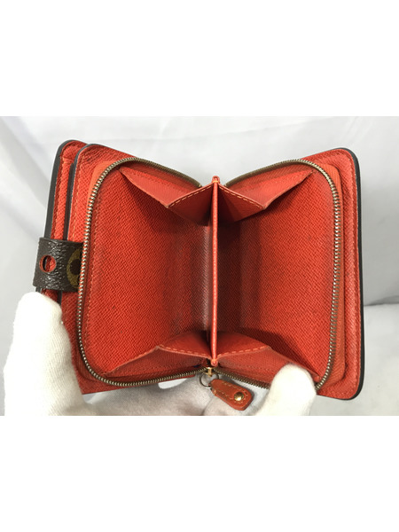 LV コンパクトウォレット LV モノグラム ペルシュ オランジュ M95189