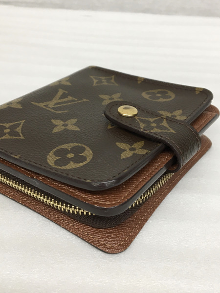 LOUIS VUITTON コンパクトウォレット LV モノグラム コンパクトジップ M61667 MI0045
