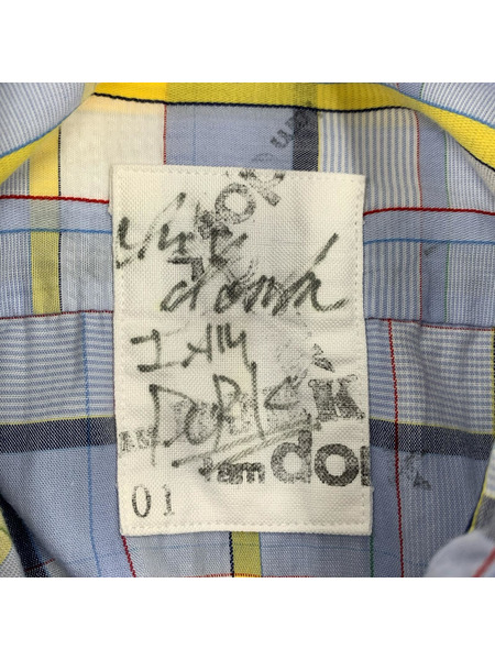 長袖シャツ ANSNAM/チェックシャツ