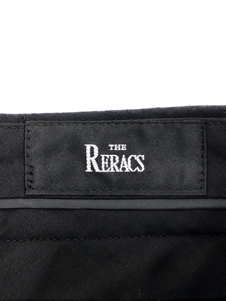 THE RERACS×Edition ウールワイドパンツ 38 BLK[値下]