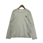 ami alexandre mattiussi 長袖TシャツLONG SLEEVES ADC TSHIRT/白