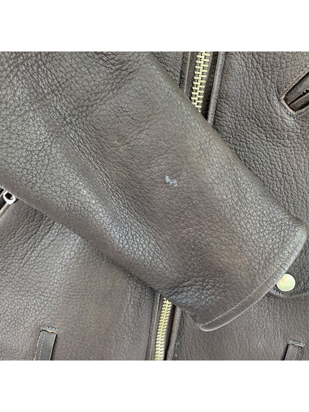 FINE CREEK＆CO ACJK045 5th LEON Deer ダブルライダースジャケット (38)