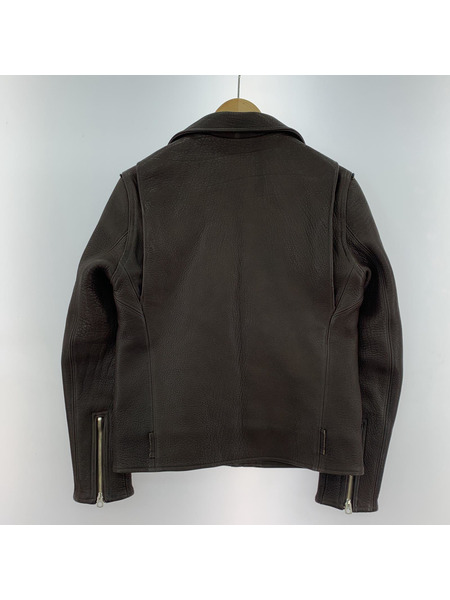 FINE CREEK＆CO ACJK045 5th LEON Deer ダブルライダースジャケット (38)
