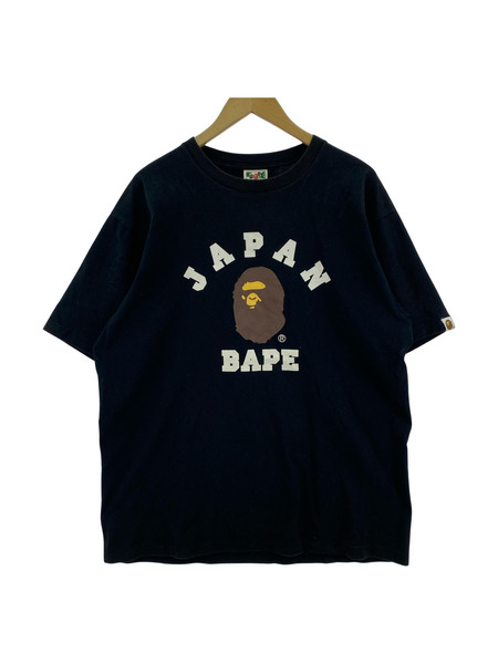 A BATHING APE CITY TEE JAPAN COLLEGE sizeXL ブラック[値下]